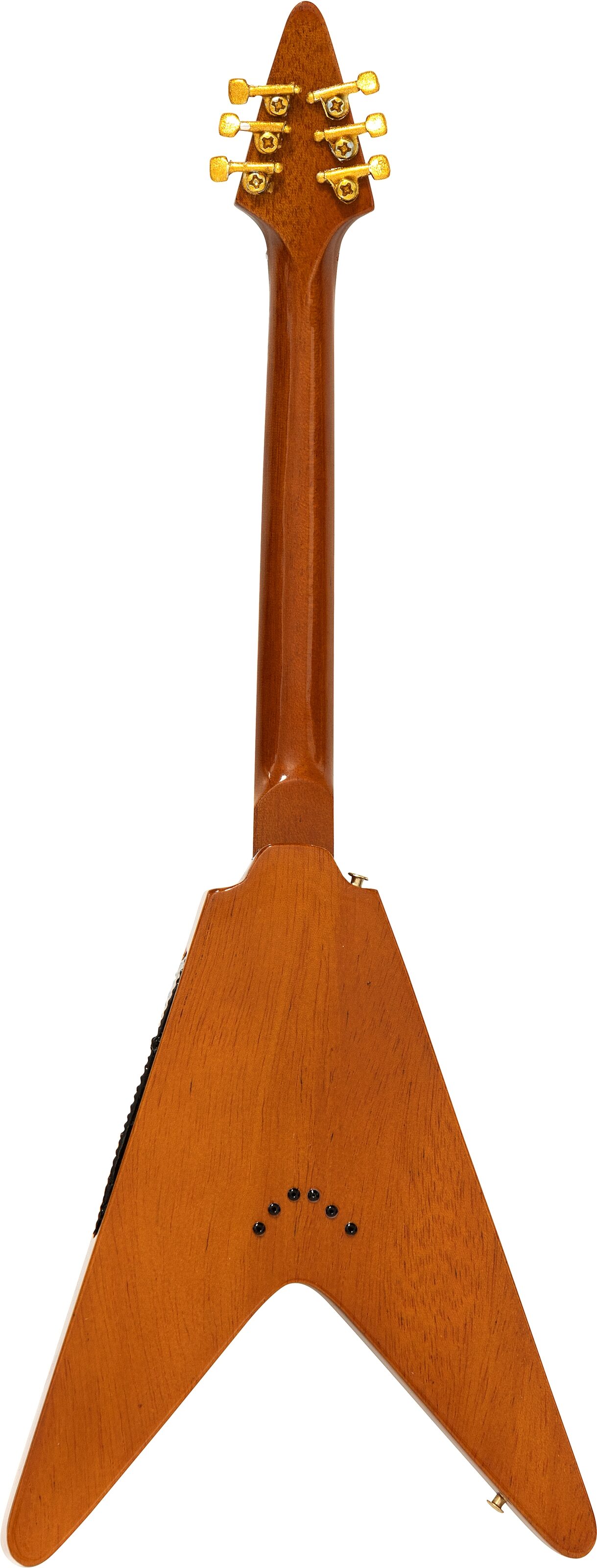 Gibson Axe Heaven Mini Replica Guitars, '58 Korina Flying V, Action Position Back
