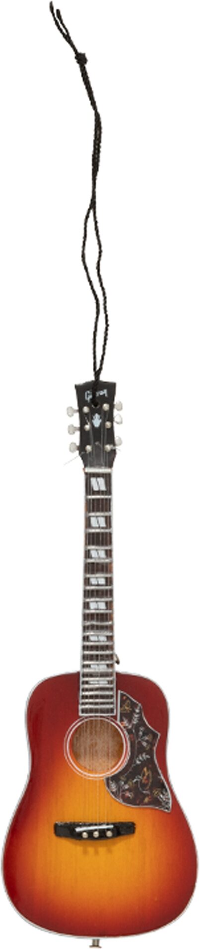 Gibson Axe Heaven Ornament, Hummingbird Cherry Sunburst, Action Position Back