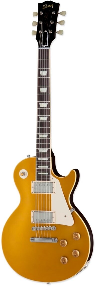 Gibson 1957 Les Paul Reissue Goldtop Darkback VOS 2014 Electric Guitar (with Case), Main