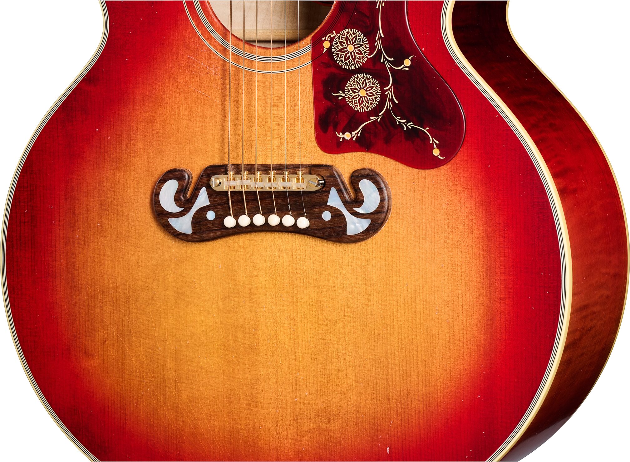 Gibson Jimmy Page 1964 SJ-200 Jumbo Acoustic-Electric Guitar (Signed with Case), Action Position Back