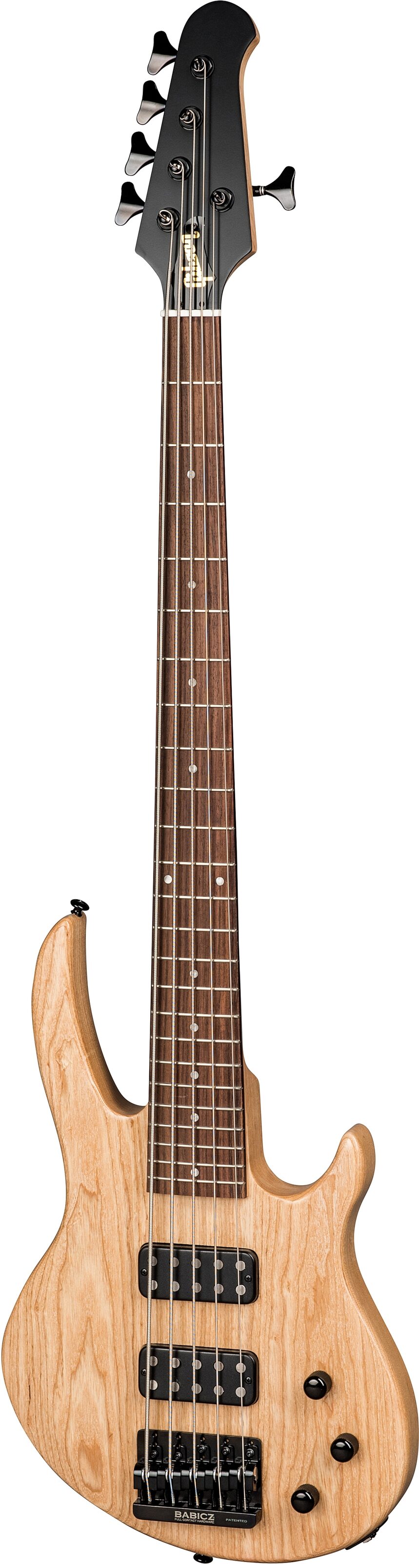 Gibson 2019 EB5 Traditional Electric Bass, 5-String (with Gig Bag), Action Position Back