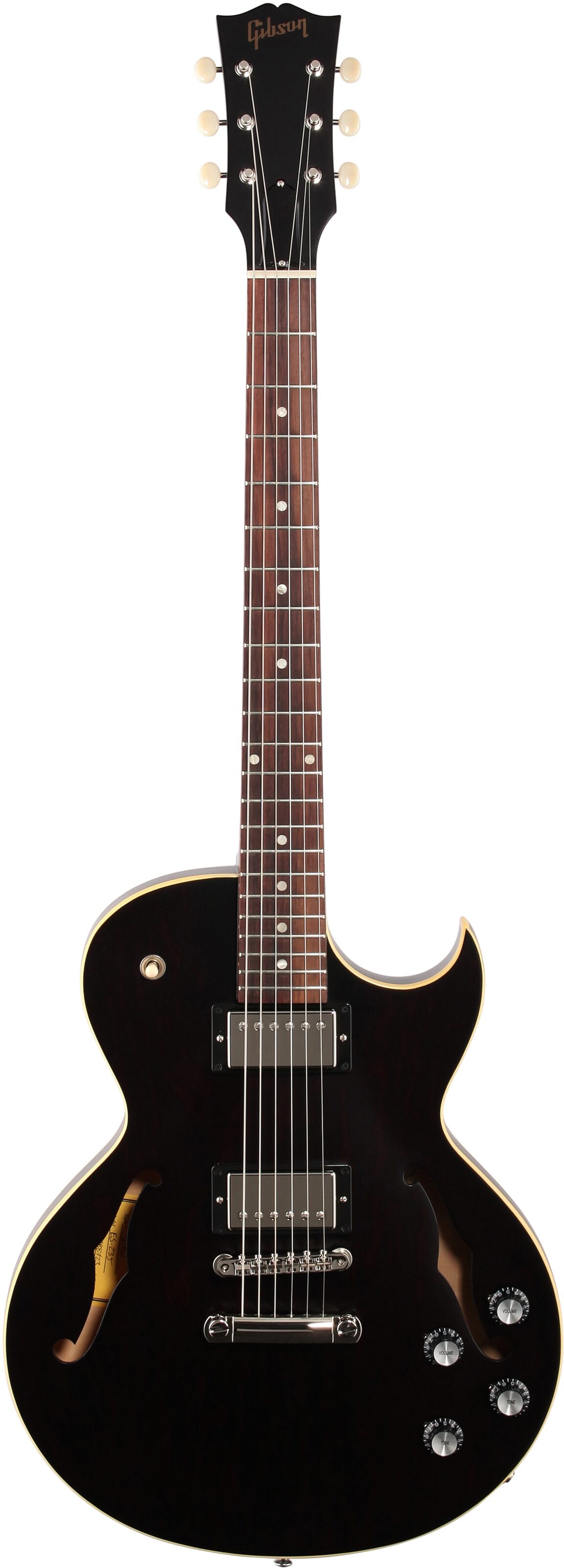 Gibson 2019 ES-235 Satin Semi-Hollowbody Electric Guitar (with Soft Case), Action Position Back