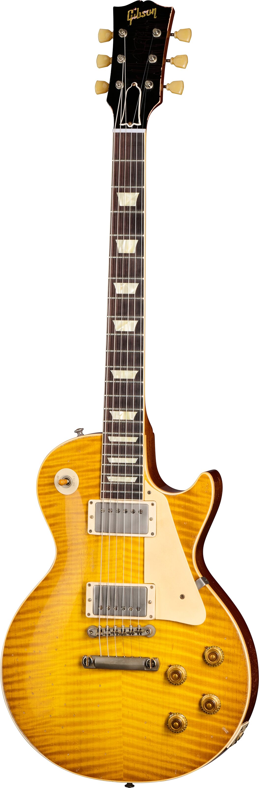 Gibson Custom Shop 1959 Murphy Lab Les Paul Electric Guitar, Brazilian Rosewood Fingerboard (with Case), Action Position Back