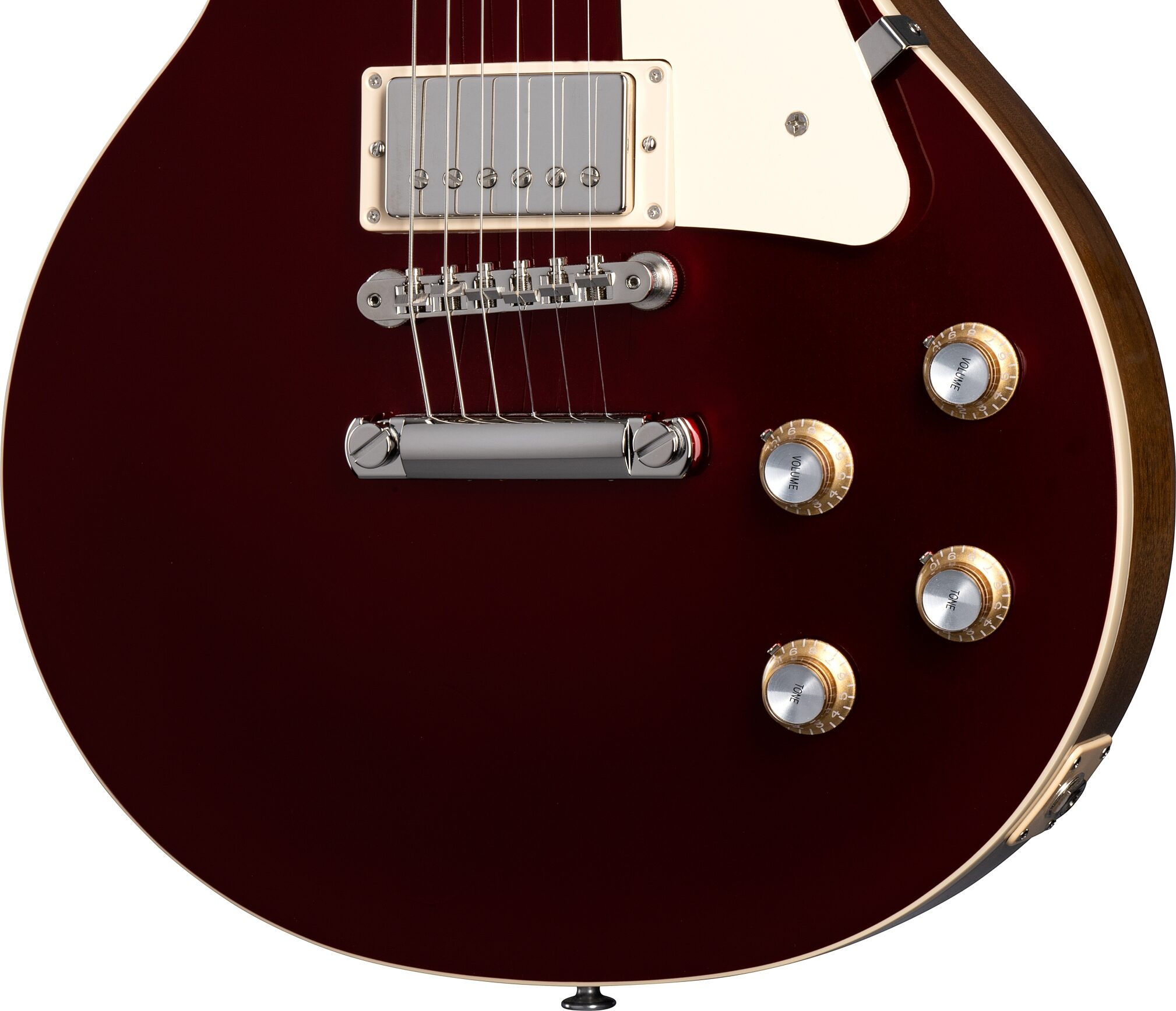 Gibson Les Paul Standard 60s Custom Color Electric Guitar, Figured Top (with Case), Spark Burgundy, Open Box (Very Good), Action Position Back