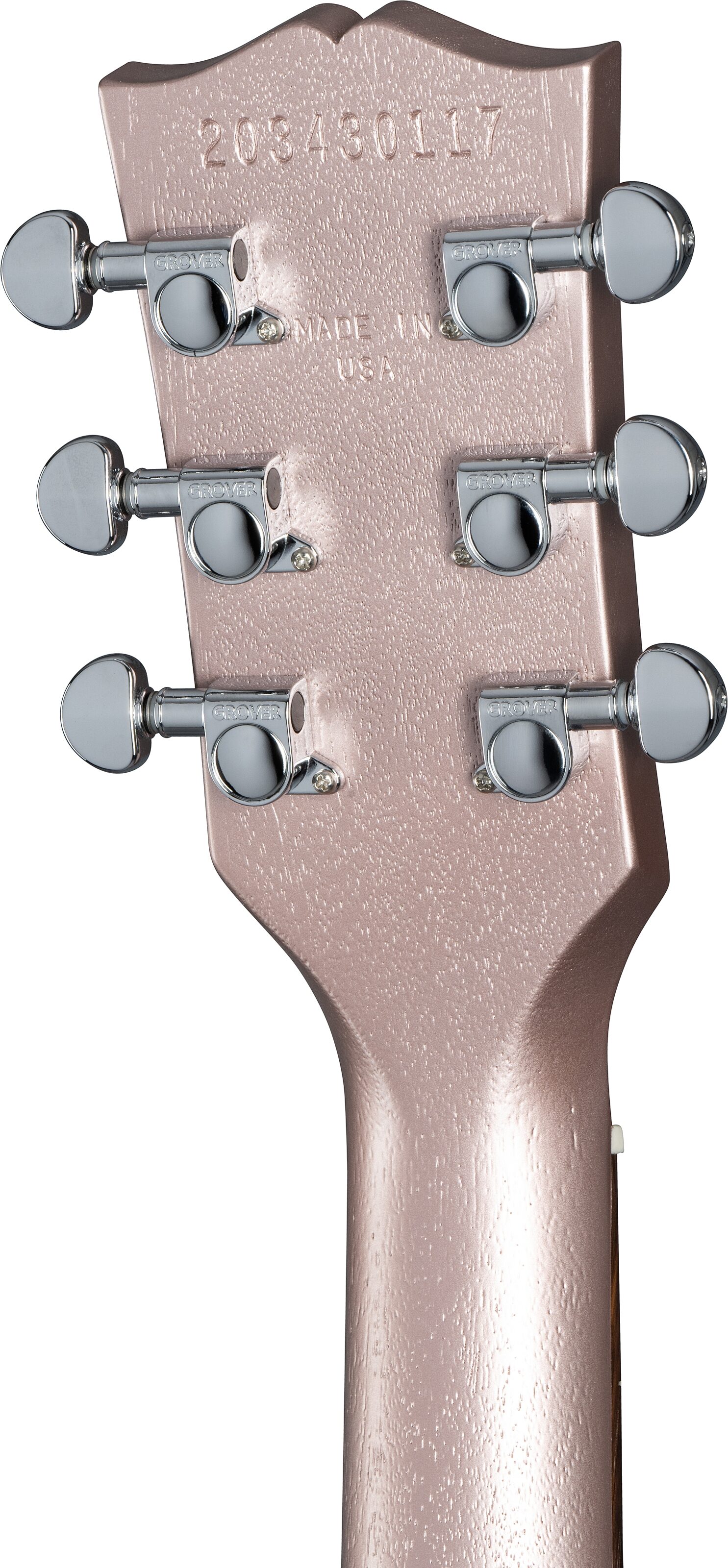 Gibson Les Paul Modern Lite Electric Guitar (with Soft Case), Rose Gold Satin, Open Box (Very Good), Action Position Back