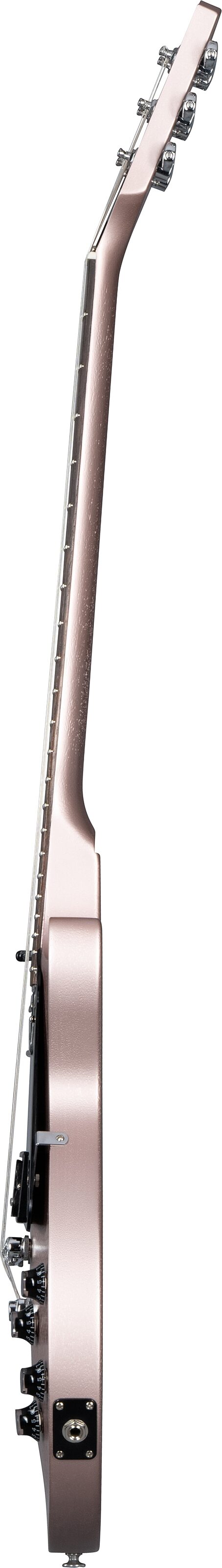 Gibson Les Paul Modern Lite Electric Guitar (with Soft Case), Rose Gold Satin, Open Box (Very Good), Action Position Back