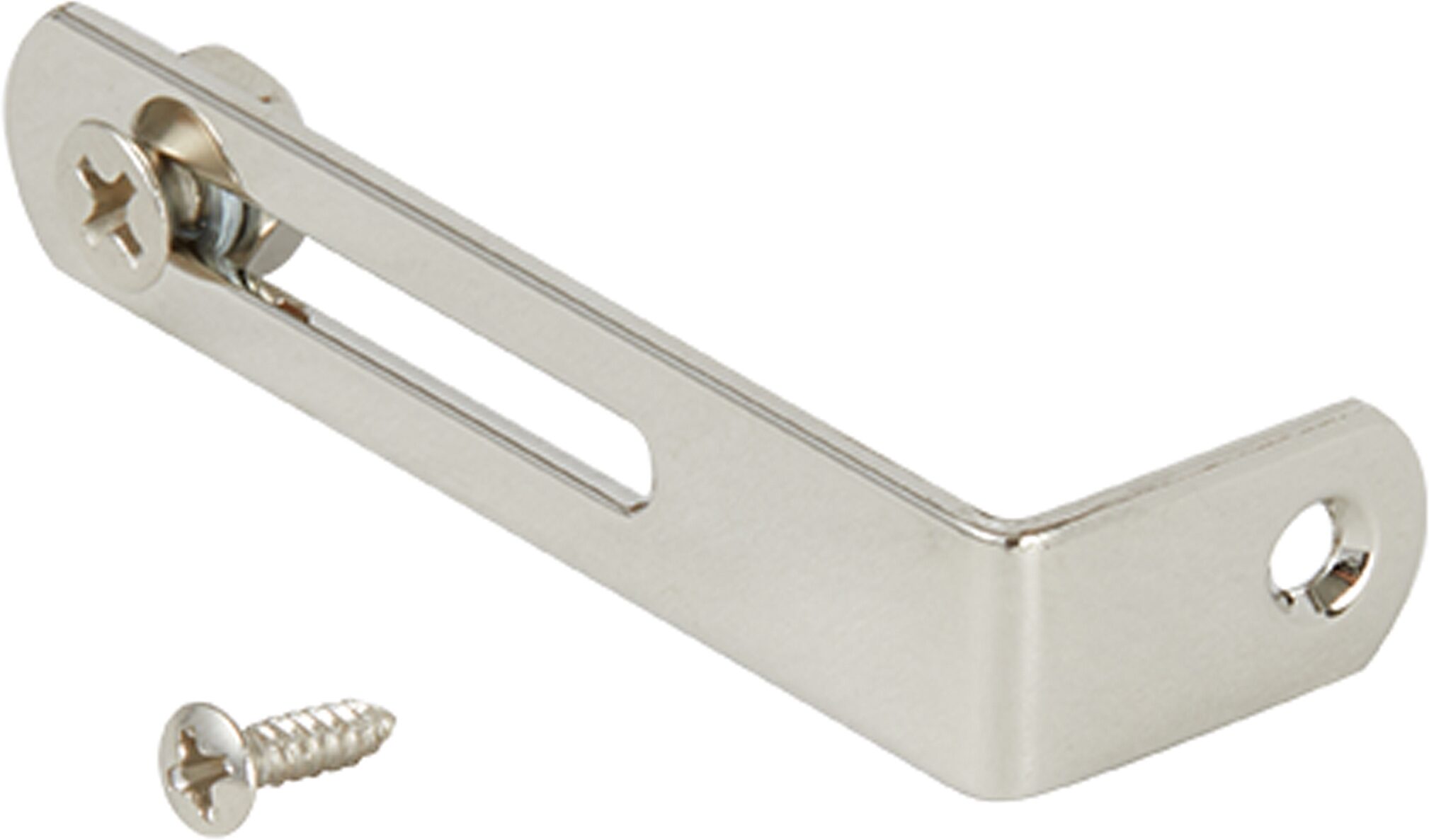 Gibson Les Paul Pickguard Mounting Bracket, Nickel, Action Position Back