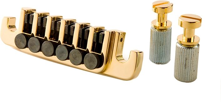 Gibson TP-6 Tailpiece, Gold, Action Position Back