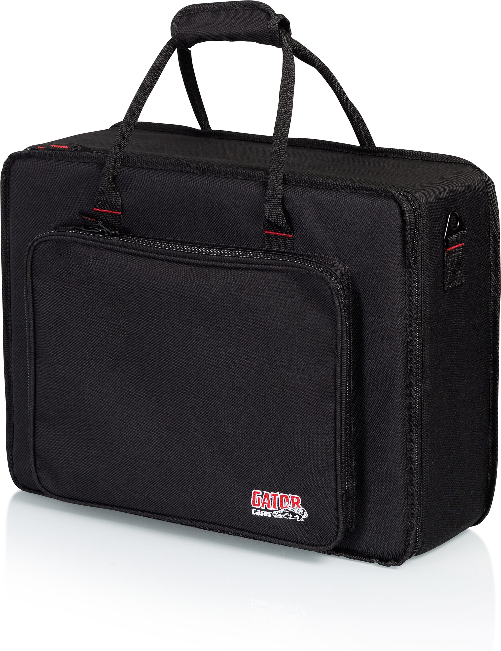 Gator GL-RODECASTER2 Lightweight Case for Rode RODECaster Pro and Microphones, Action Position Front
