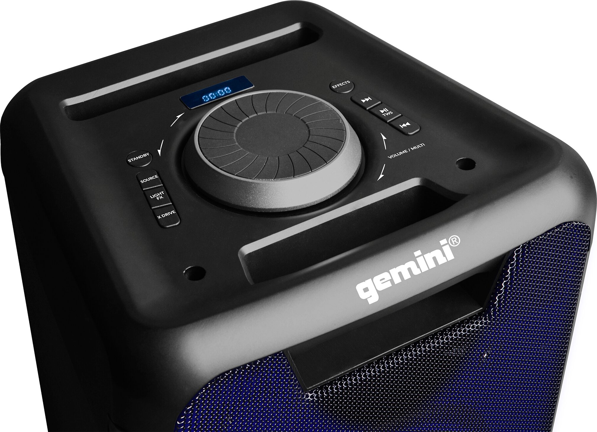 Gemini GLS-880 Rechargeable Party PA Speaker, Main Control Panel