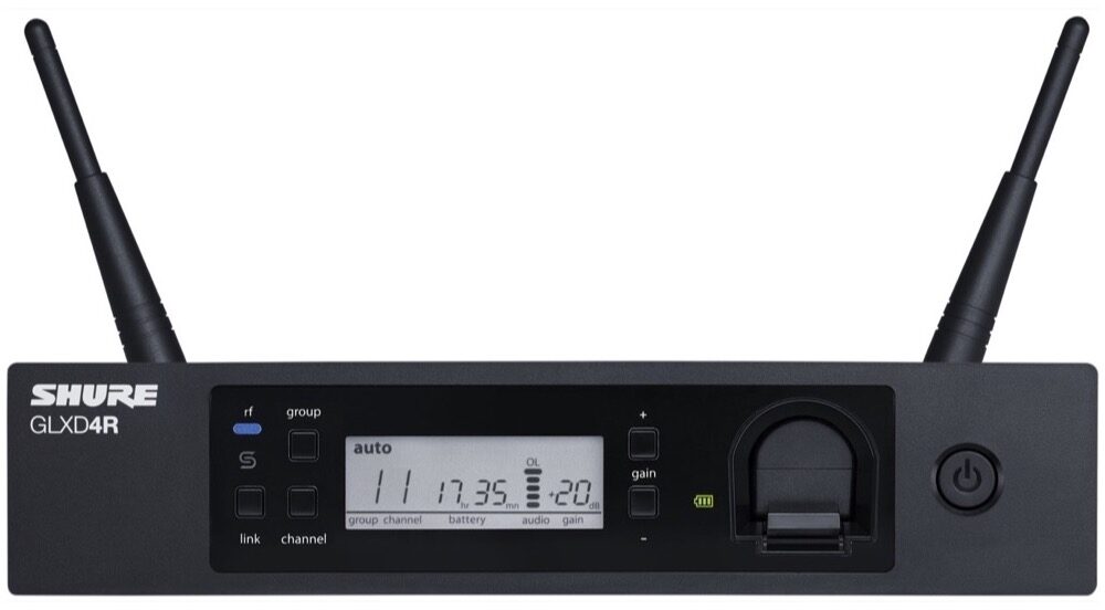 Shure GLXD4R Rack Mount Wireless Receiver, Main