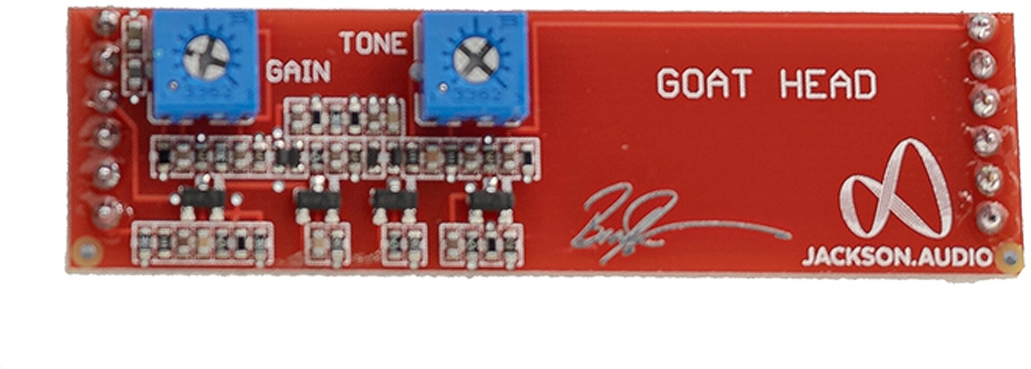 Jackson Audio Goat Head Fuzz Plug-In Module for Modular Fuzz Pedal, Action Position Back