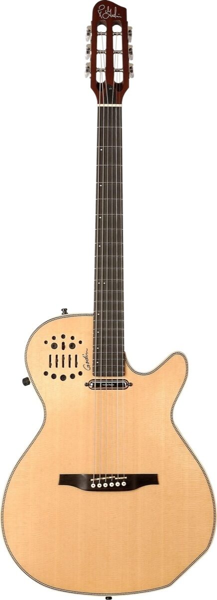 Godin Multiac Spectrum Steel HG Acoustic-Electric Guitar, Natural