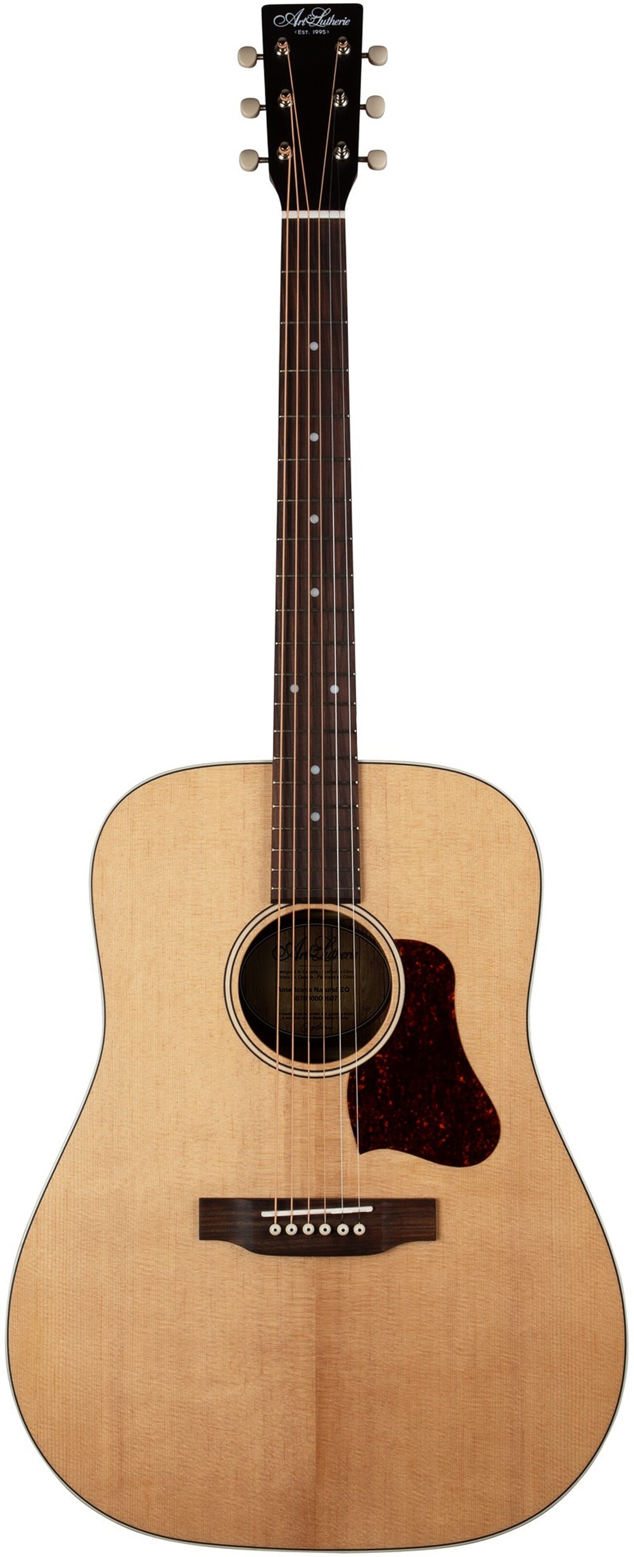 Art & Lutherie Americana Acoustic-Electric Guitar, Action Position Back