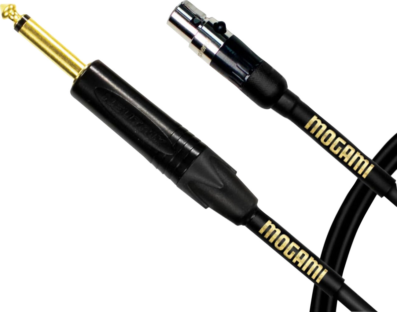 Mogami Gold Belt-Pack Cable for Shure Wireless, 24 inch, Action Position Back