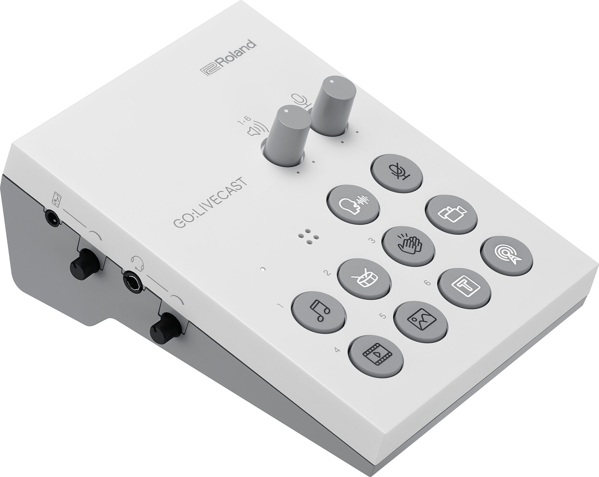 Roland GO:LIVECAST Live Streaming Studio, Action Position Front