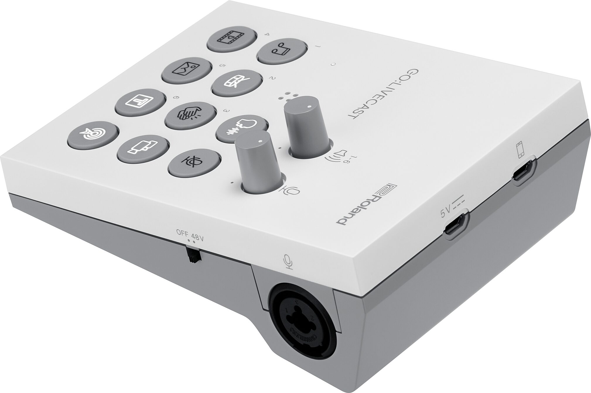 Roland GO:LIVECAST Live Streaming Studio, Action Position Front