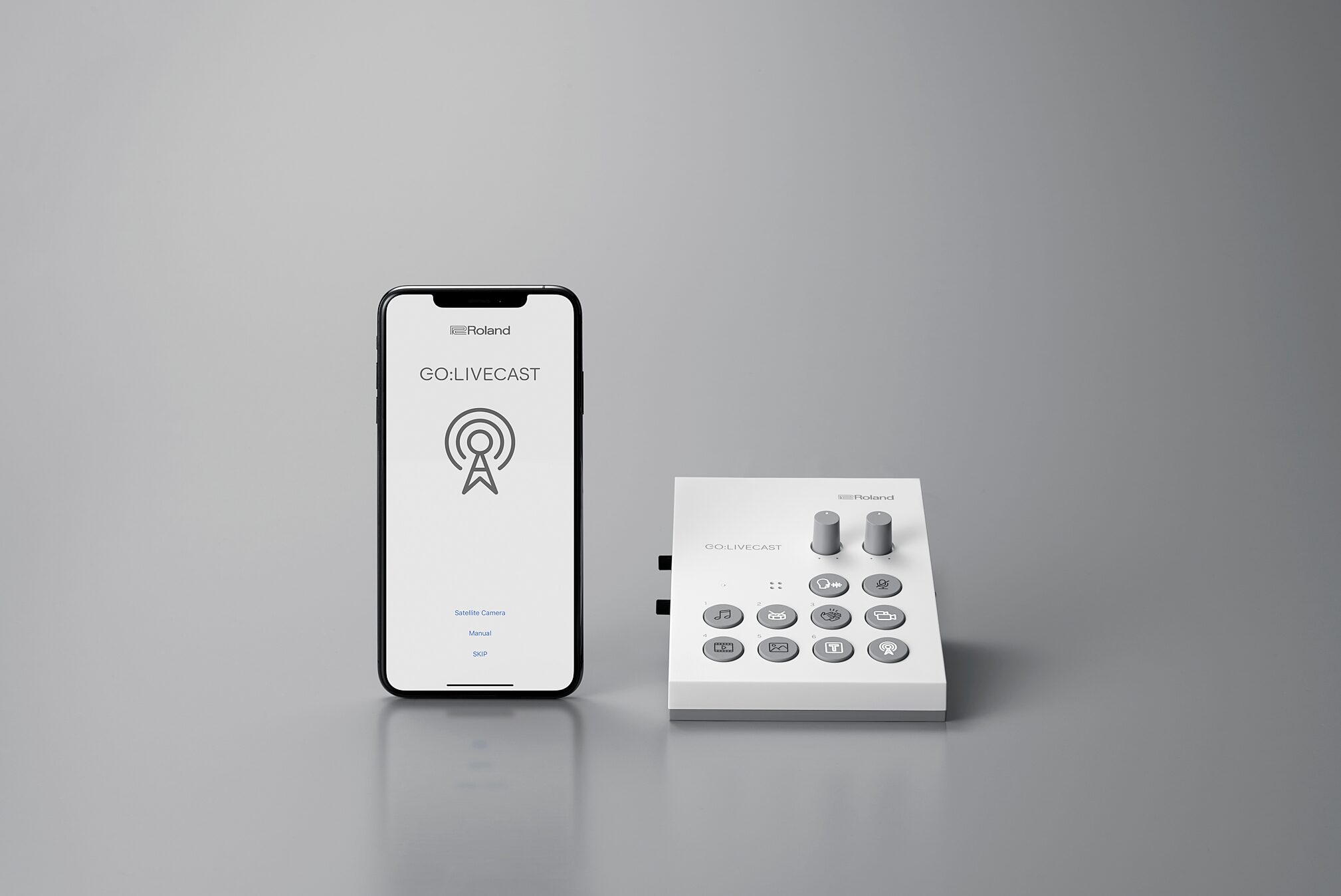 Roland GO:LIVECAST Live Streaming Studio, Action Position Front
