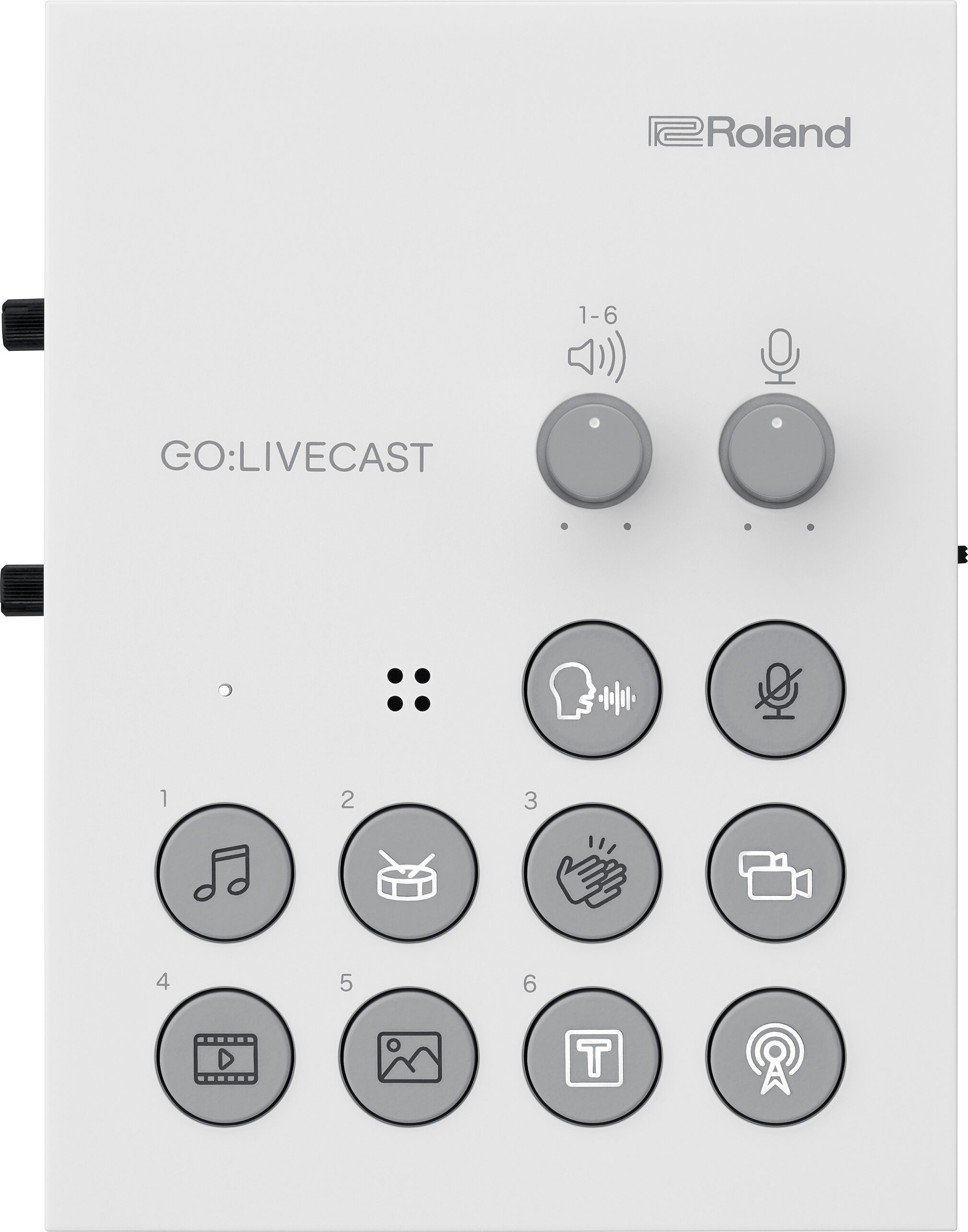 Roland GO:LIVECAST Live Streaming Studio, Action Position Front