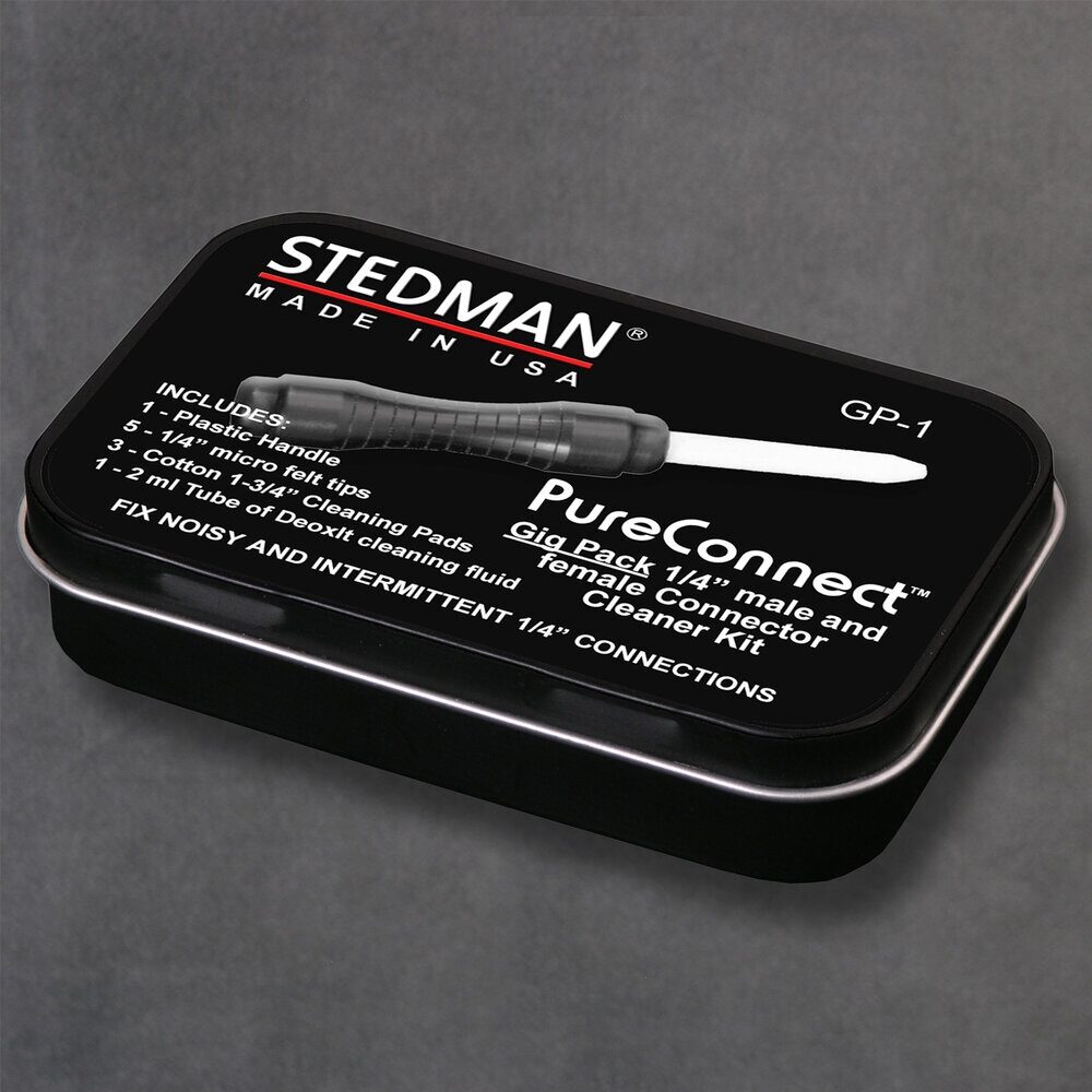 Stedman GP-1 PureConnect Gig Pack 1/4" Connector Cleaner Kit, Action Position Front