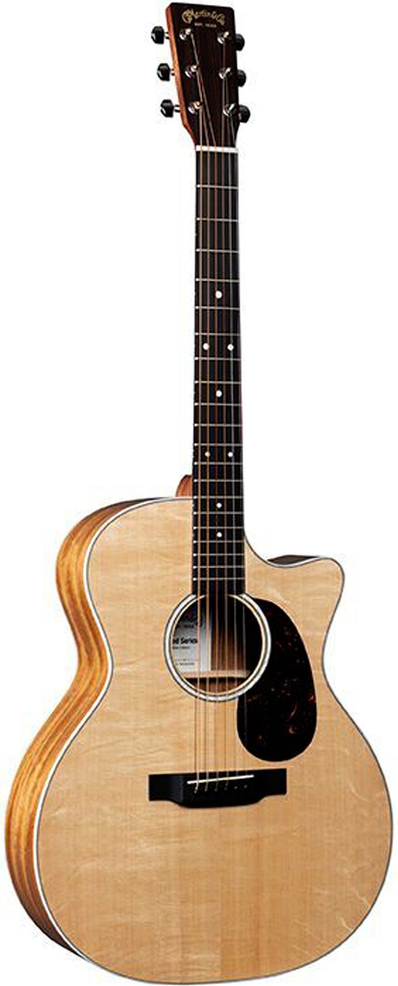 Martin GPC-13E Road Series Acoustic-Electric Guitar (with Soft Case), Action Position Back
