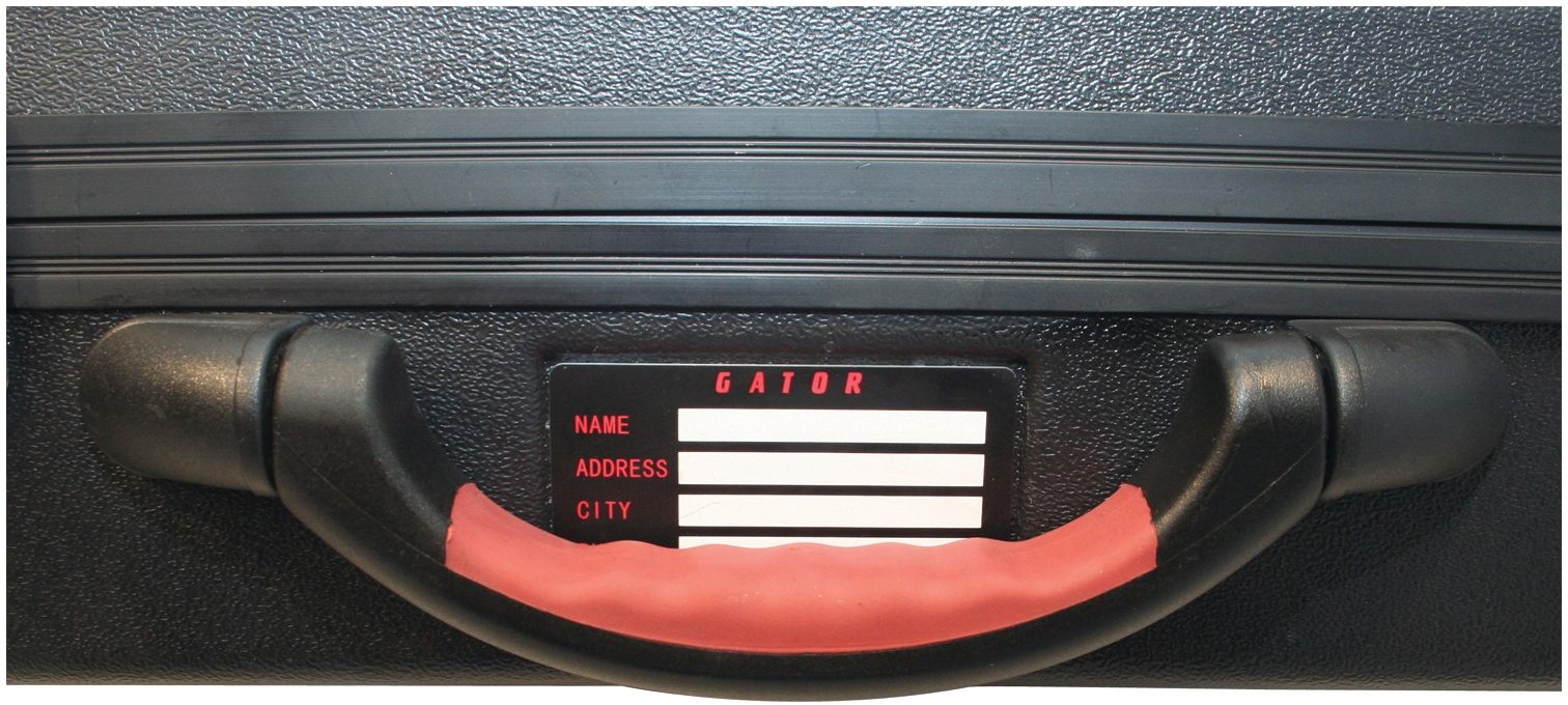 Gator GPEBASSTSA ATA Molded Bass Guitar Case, Handle