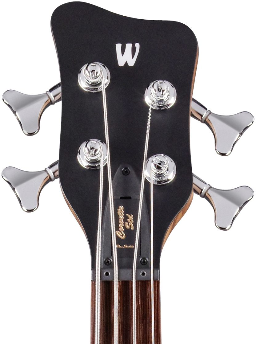 Warwick GPS German Pro Series Corvette Ash Electric Bass (with Gig Bag), Headstock
