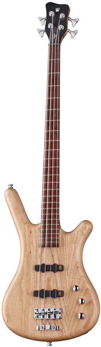 Warwick GPS German Pro Series Corvette Ash Electric Bass (with Gig Bag), Angle
