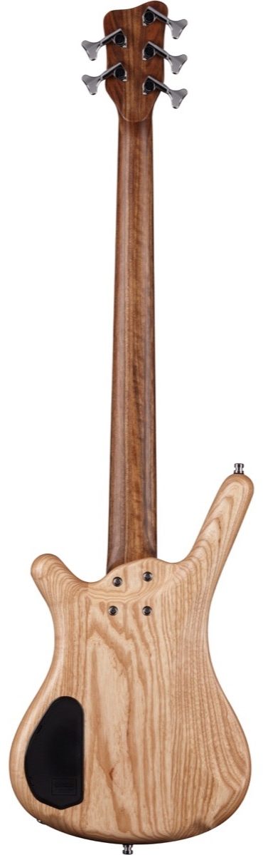 Warwick GPS German Pro Series Corvette Ash Electric Bass, 5-String (with Gig Bag), Back