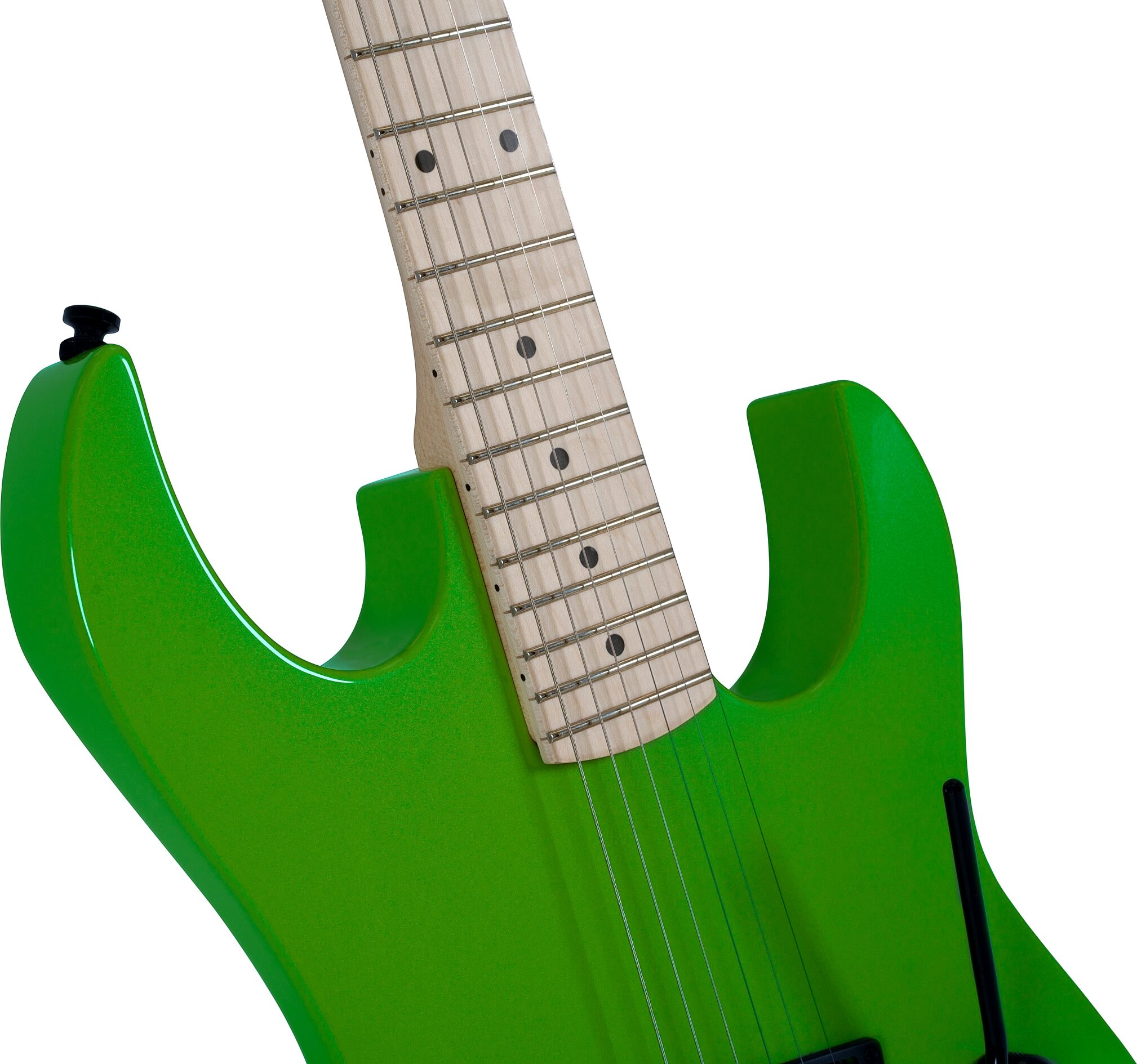 B.C. Rich GR2FRRC Gunslinger Retro II Electric Guitar, Green Pearl, Action Position Back