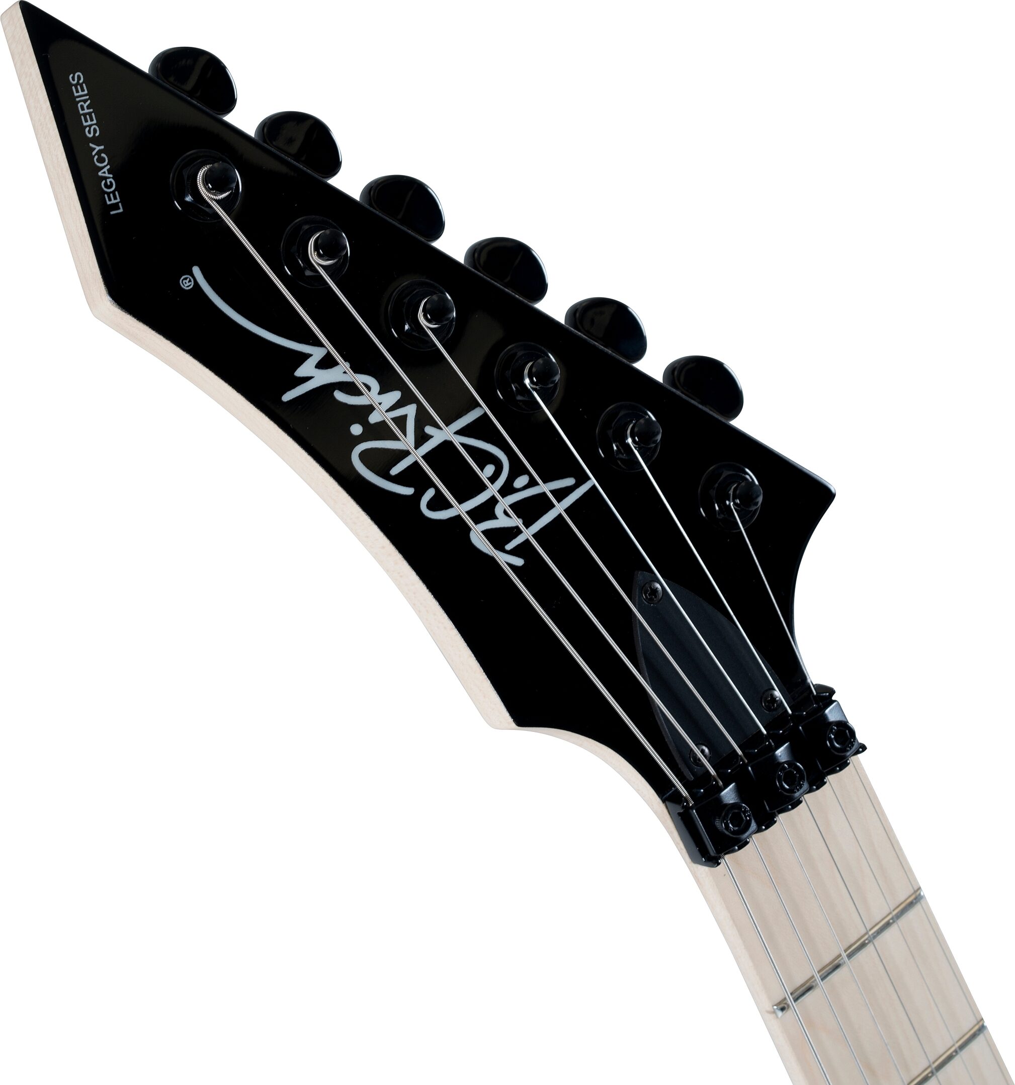 B.C. Rich GR2FRRC Gunslinger Retro II Electric Guitar, White, Action Position Back