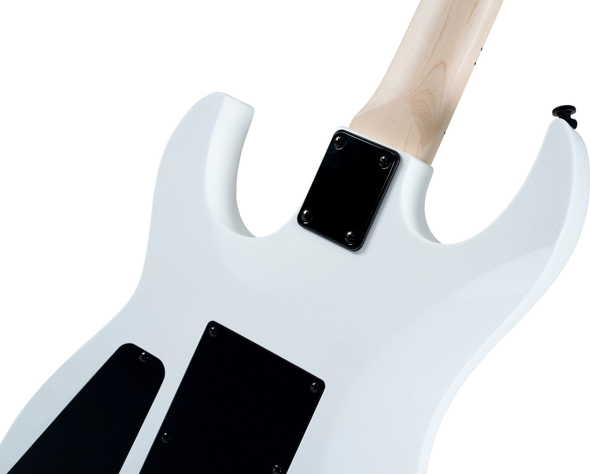 B.C. Rich GR2FRRC Gunslinger Retro II Electric Guitar, White, Action Position Back