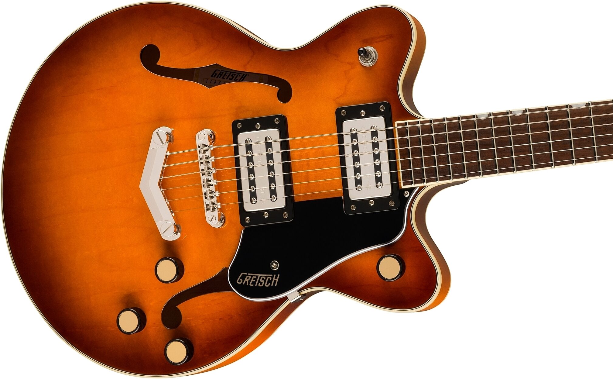 Gretsch G2655 Streamliner Center Block Junior Electric Guitar, Abbey Ale, Open Box (Very Good), Action Position Back