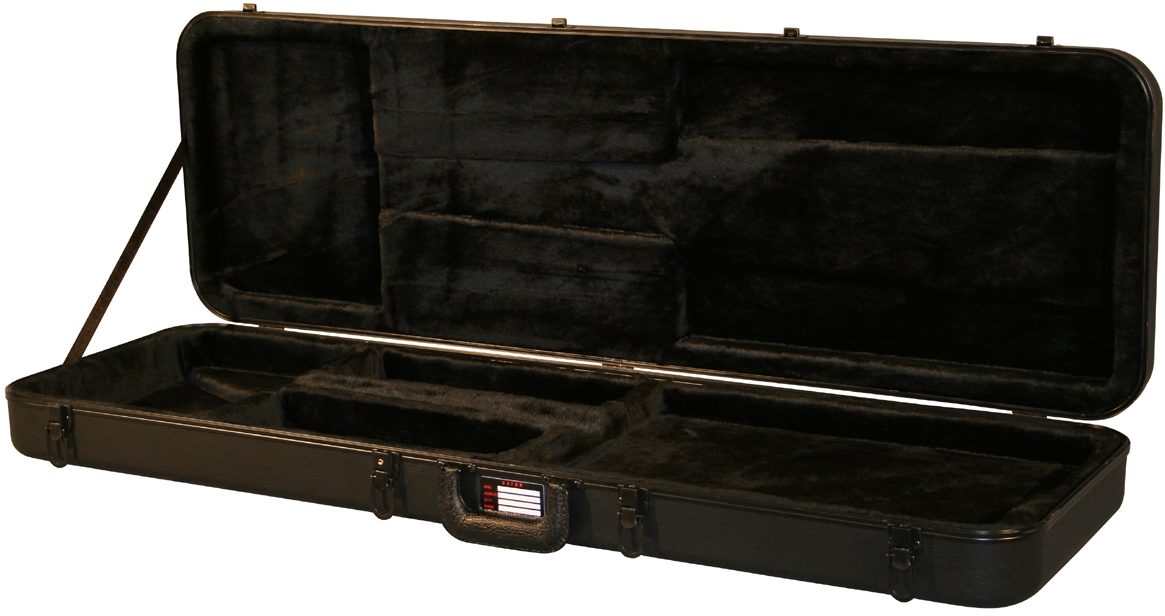 Gator GSBASS Stealth Deluxe ABS Electric Bass Case, Open