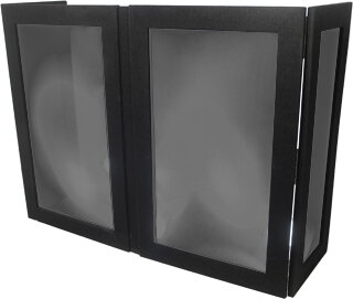 Grundorf G-Screen GS-LS4863T Floorstanding DJ Facade, Black Lycra/Black Carpet, GS-LSB4863TB, Main