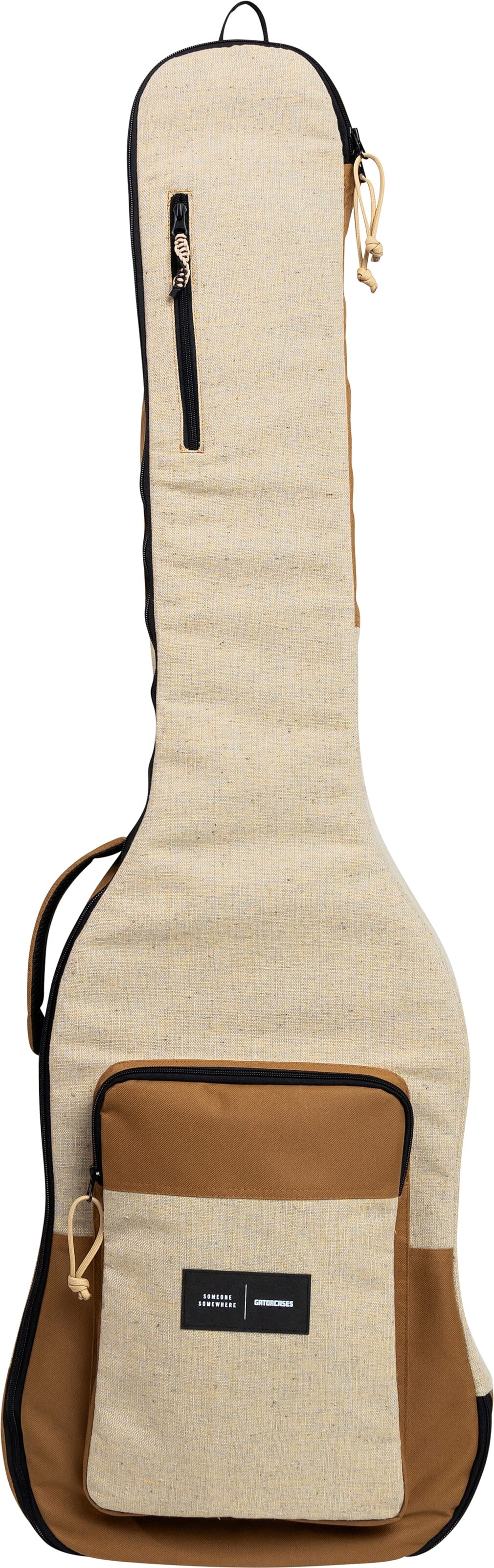 Gator Someone Somewhere Core Electric Bass Gig Bag, Malt, GSSC-BASSMLT, Action Position Back