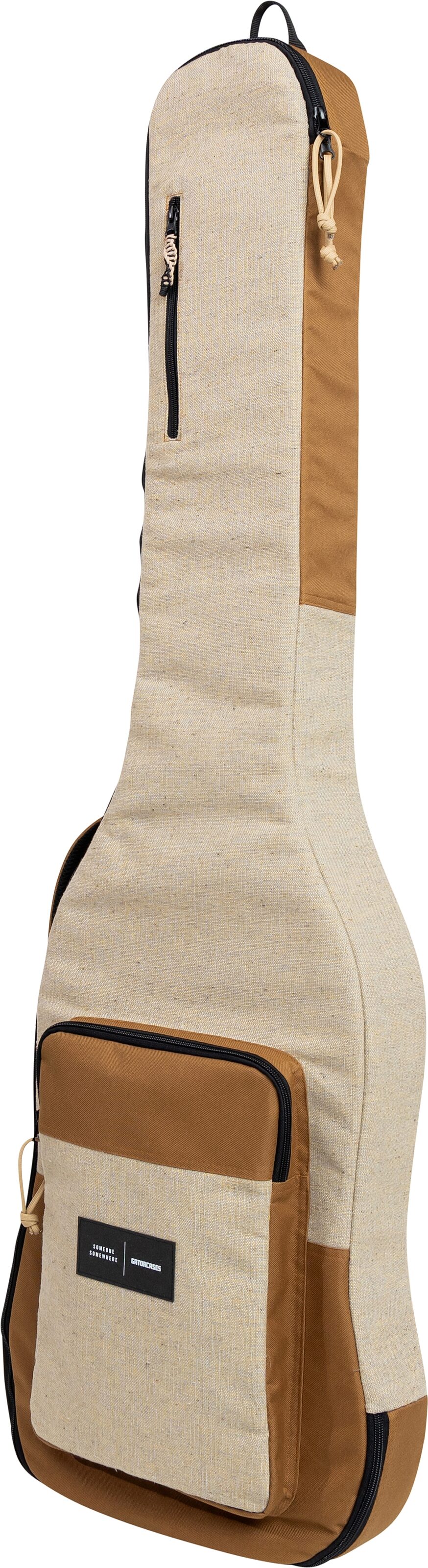 Gator Someone Somewhere Core Electric Bass Gig Bag, Malt, GSSC-BASSMLT, Action Position Back
