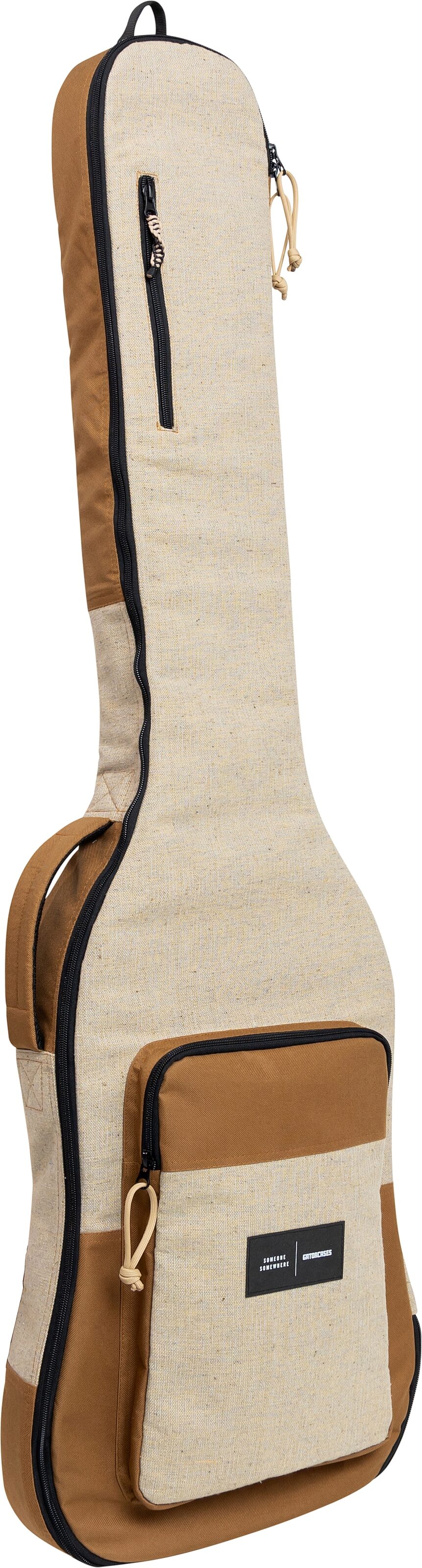 Gator Someone Somewhere Core Electric Bass Gig Bag, Malt, GSSC-BASSMLT, Action Position Back