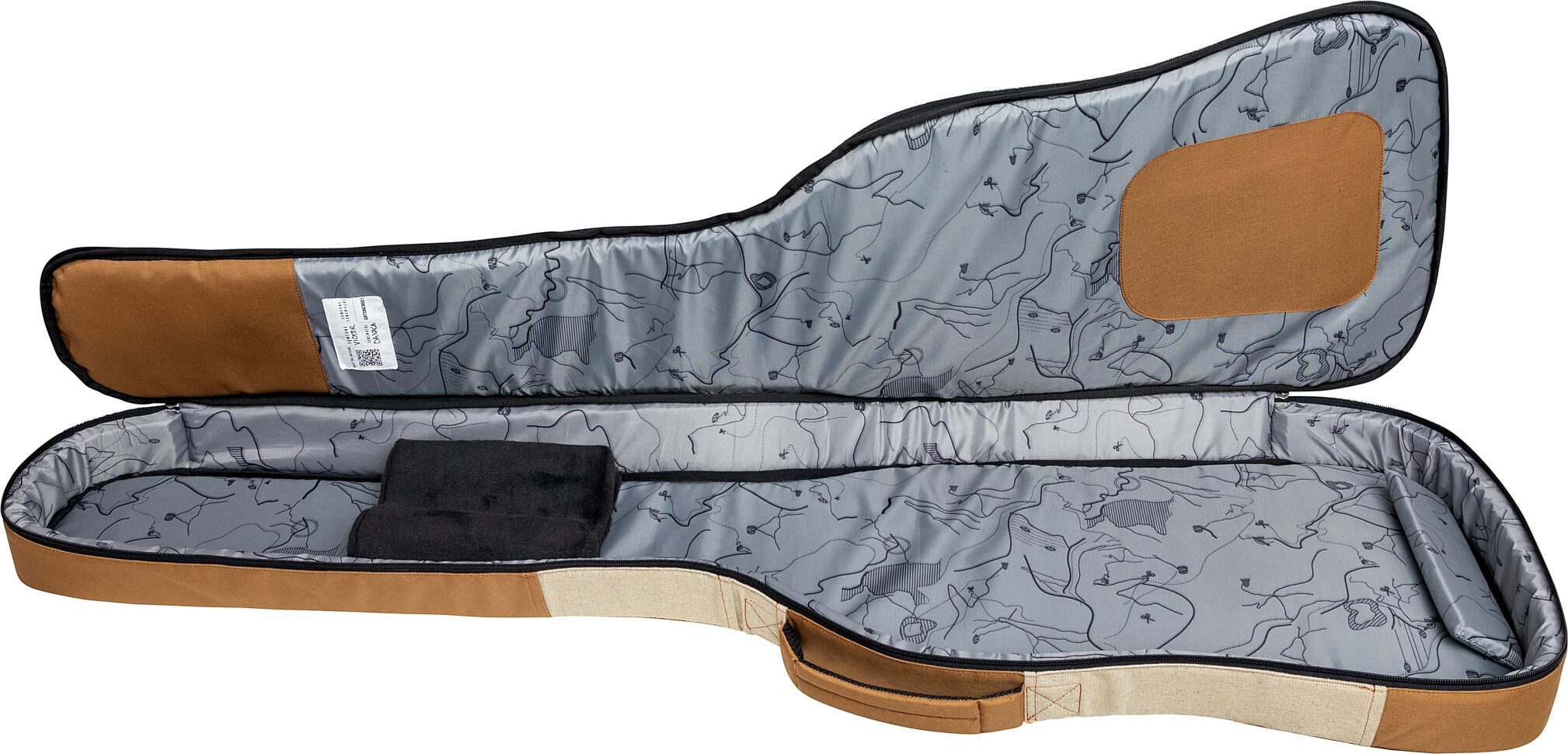 Gator Someone Somewhere Core Electric Bass Gig Bag, Malt, GSSC-BASSMLT, Action Position Back