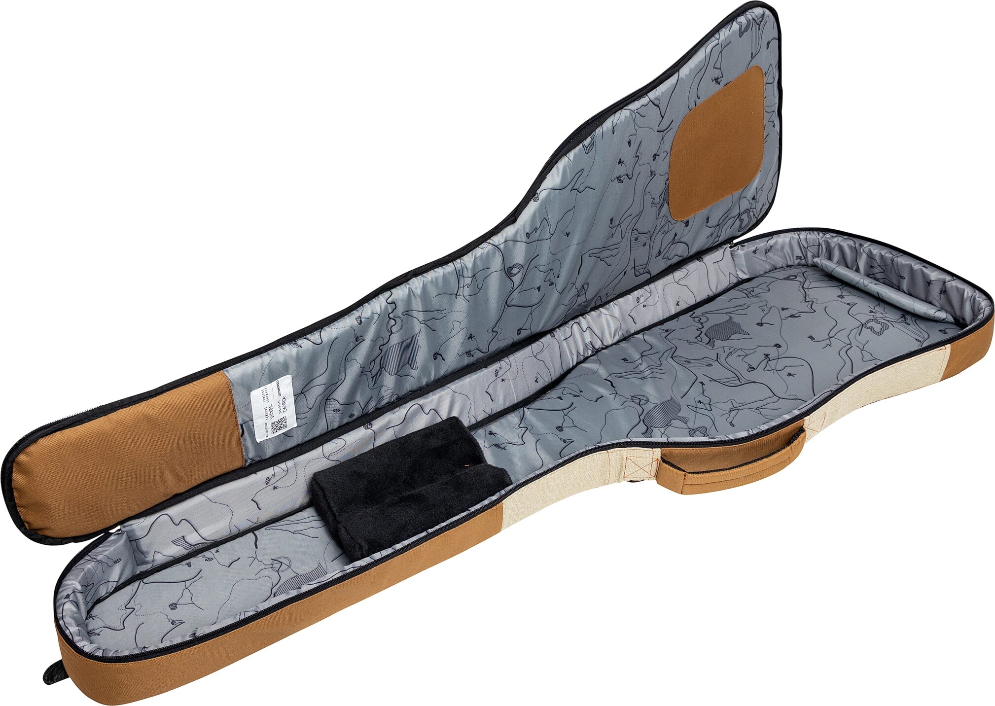 Gator Someone Somewhere Core Electric Bass Gig Bag, Malt, GSSC-BASSMLT, Action Position Back