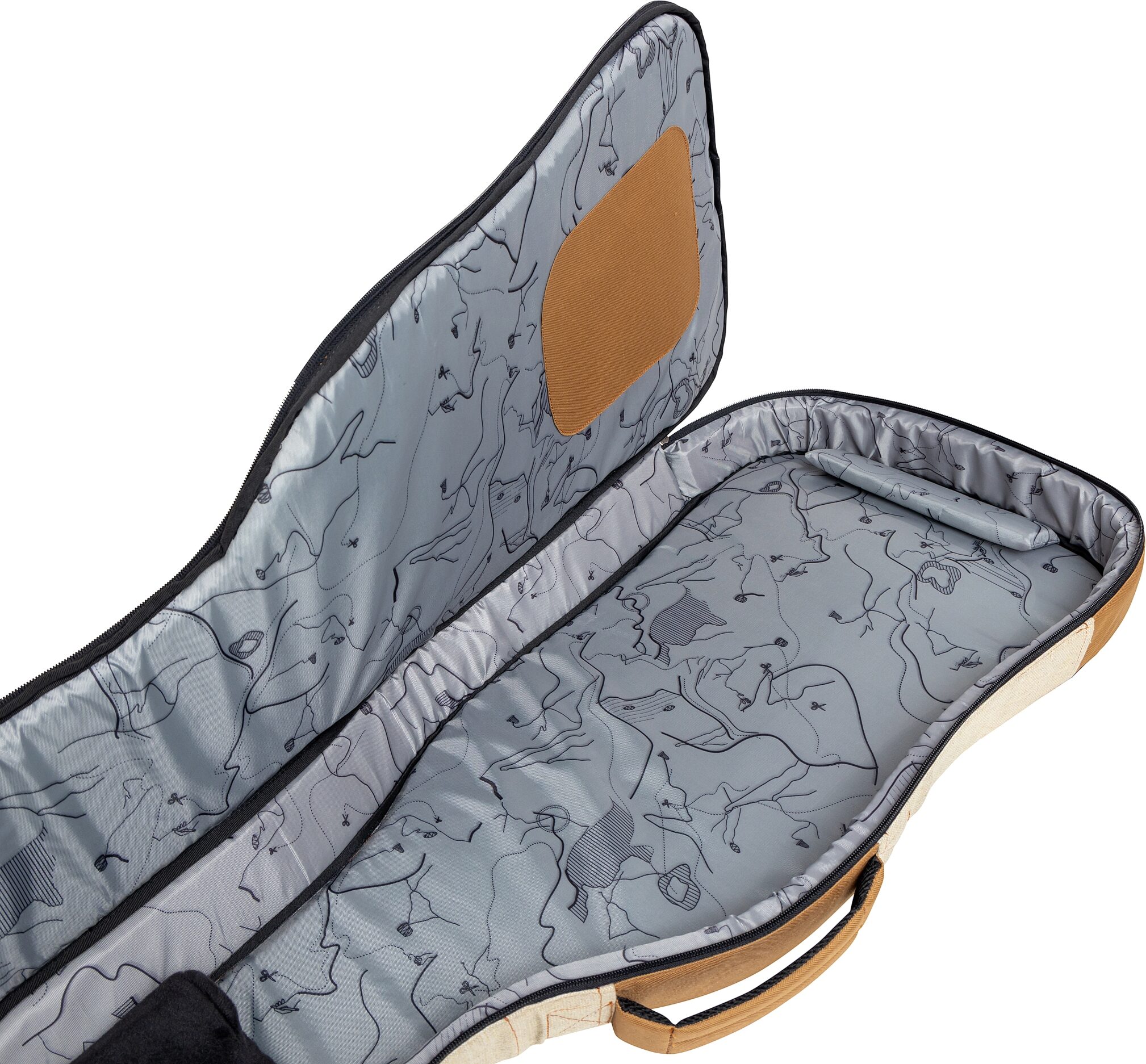 Gator Someone Somewhere Core Electric Bass Gig Bag, Malt, GSSC-BASSMLT, Action Position Back