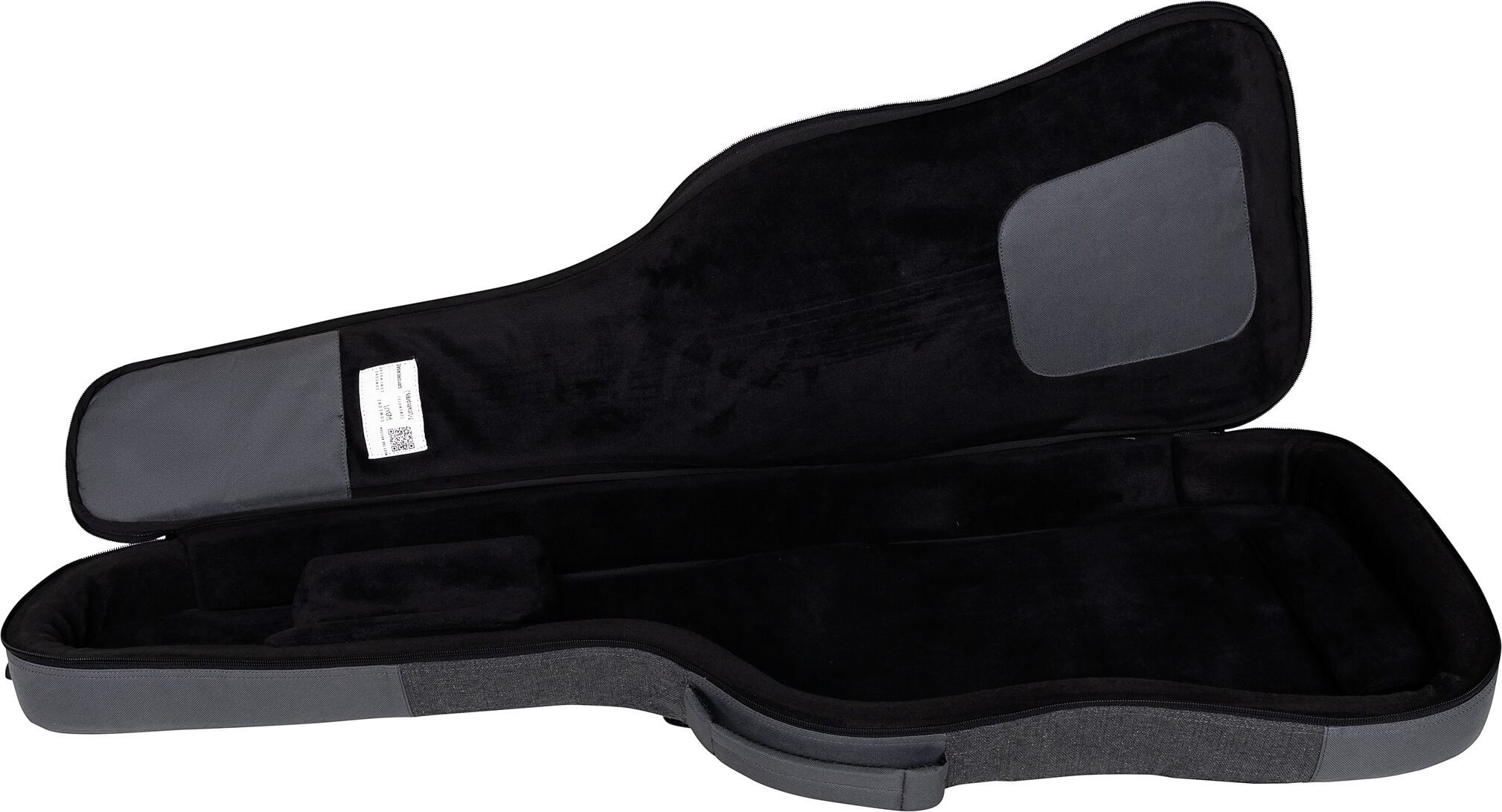 Gator Someone Somewhere Lux Electric Guitar Gig Bag, Gray, GSSL-ELECTRICGRY, Action Position Back