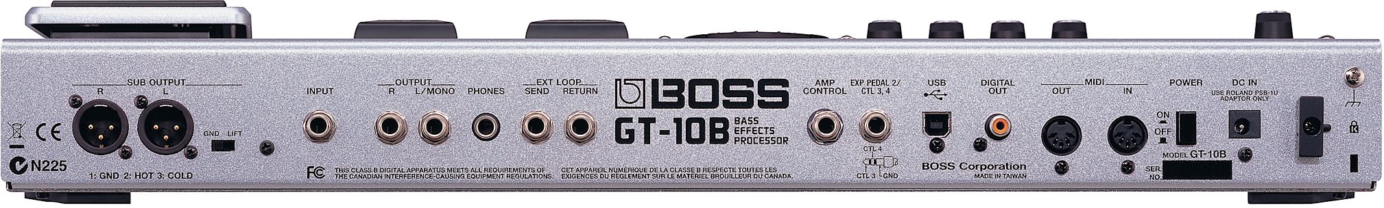 Boss GT-10B Guitar Multi-Effects Pedal | zZounds