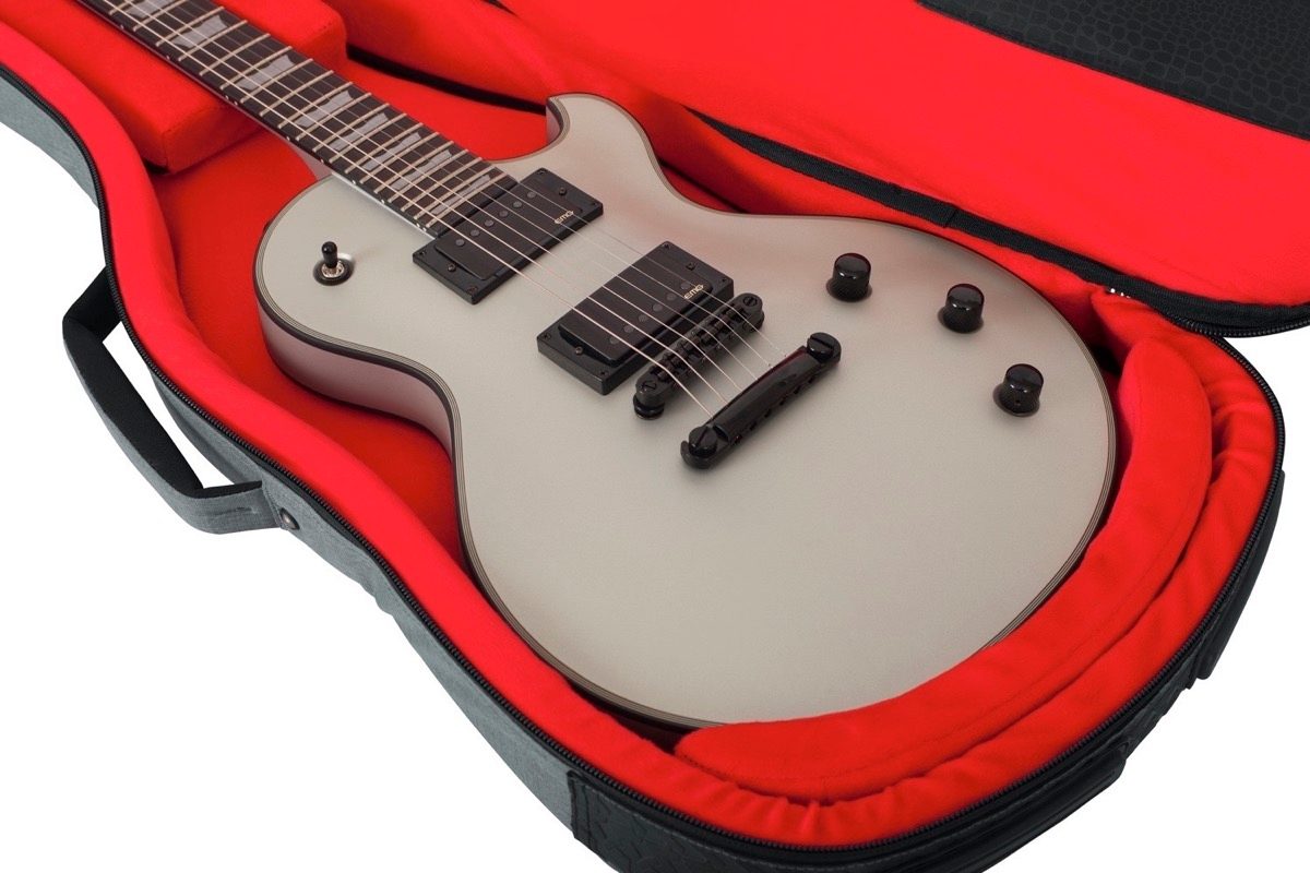 Gator Transit Series Electric Guitar Gig Bag, Light Gray, VIew 2