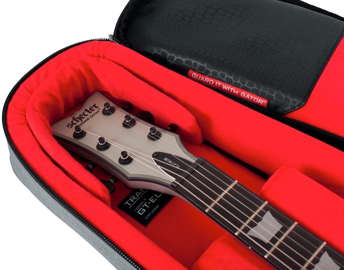 Gator Transit Series Electric Guitar Gig Bag, Light Gray, View 3