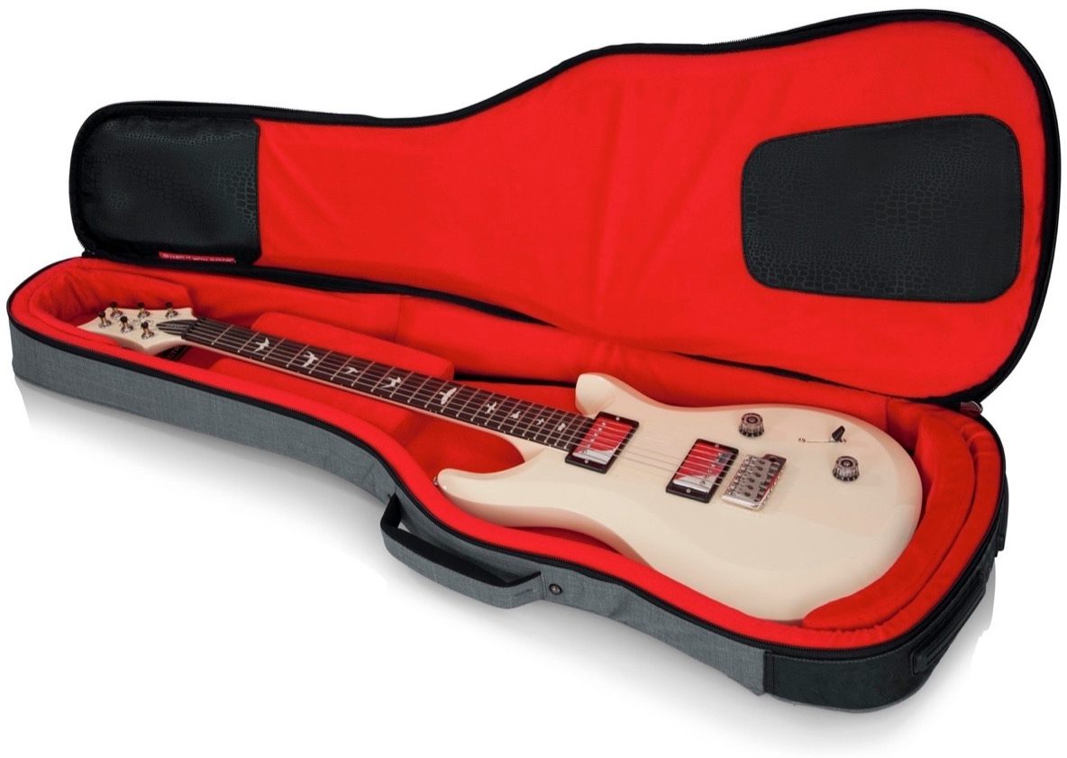Gator Transit Series Electric Guitar Gig Bag, Light Gray, View 8