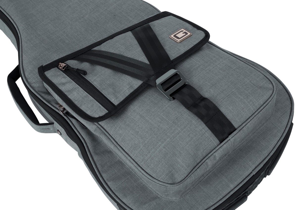 Gator Transit Series Electric Guitar Gig Bag, Light Gray, View 6