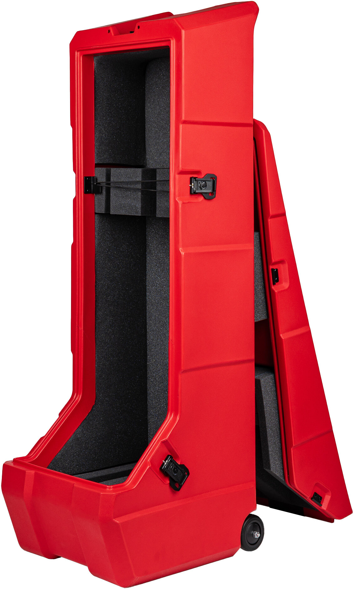 Gator Mini Vault for Two Electric Guitars, Red, Action Position Back