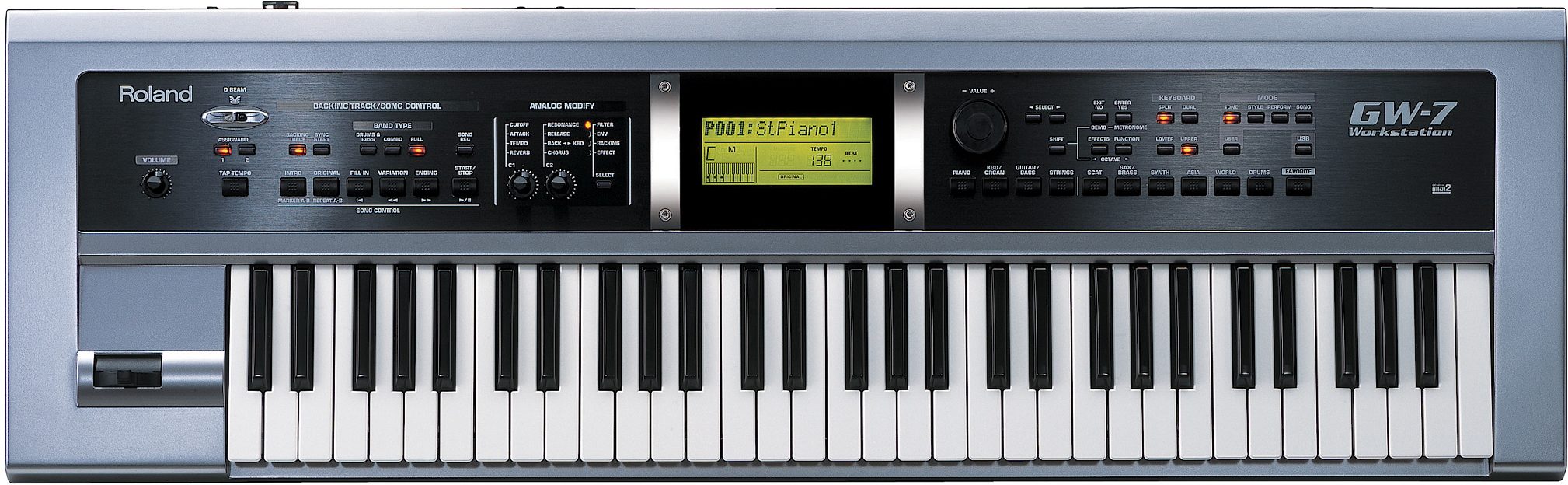 Roland Gw7 Interactive Music Workstation Keyboard Zzounds
