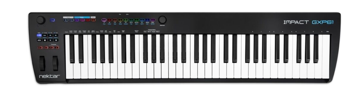 Nektar Impact GXP61 USB MIDI Keyboard Controller, 61-Key